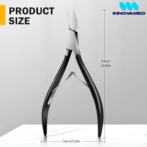 Straight Blade Toenail Clippers for Thick Toenails Wide Open <b>Pointed</b> Jaw <b>Toe</b> Nail Clippers High Precision Podiatry Pliers - Product Image 6