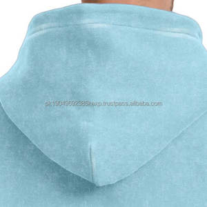 Sweat-shirts en coton mélangé de base en gros d'usine 2025 pour homme, sweat-shirts à capuche unis personnalisés avec logo pour homme avec poche - Product Image 6