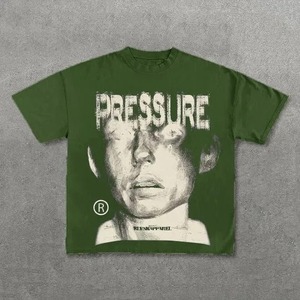 Camiseta Corta de Algodón y Bambú de Alto Gramaje para Hombre, Corte Regular, con Logotipo, Impresión DTG, Colores y Tallas Personalizadas, Tela de Lona de Alta Calidad - Product Image 5