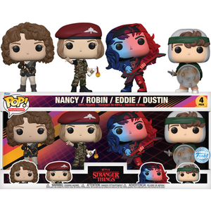 Venta Caliente Kinder Joy Stranger Things Funkoo Figura Edición Limitada de la UE Serie Rara Set Coleccionable de 4 Productos Diferentes - Product Image 1