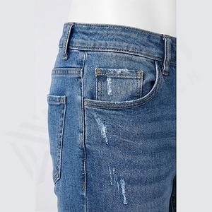 Pantalones Vaqueros de Mezclilla Ajustados para Hombre, de Algodón, Duraderos, Rectos, Precios al por Mayor, Diseño Clásico, Color Personalizado, Alta Calidad - Product Image 5