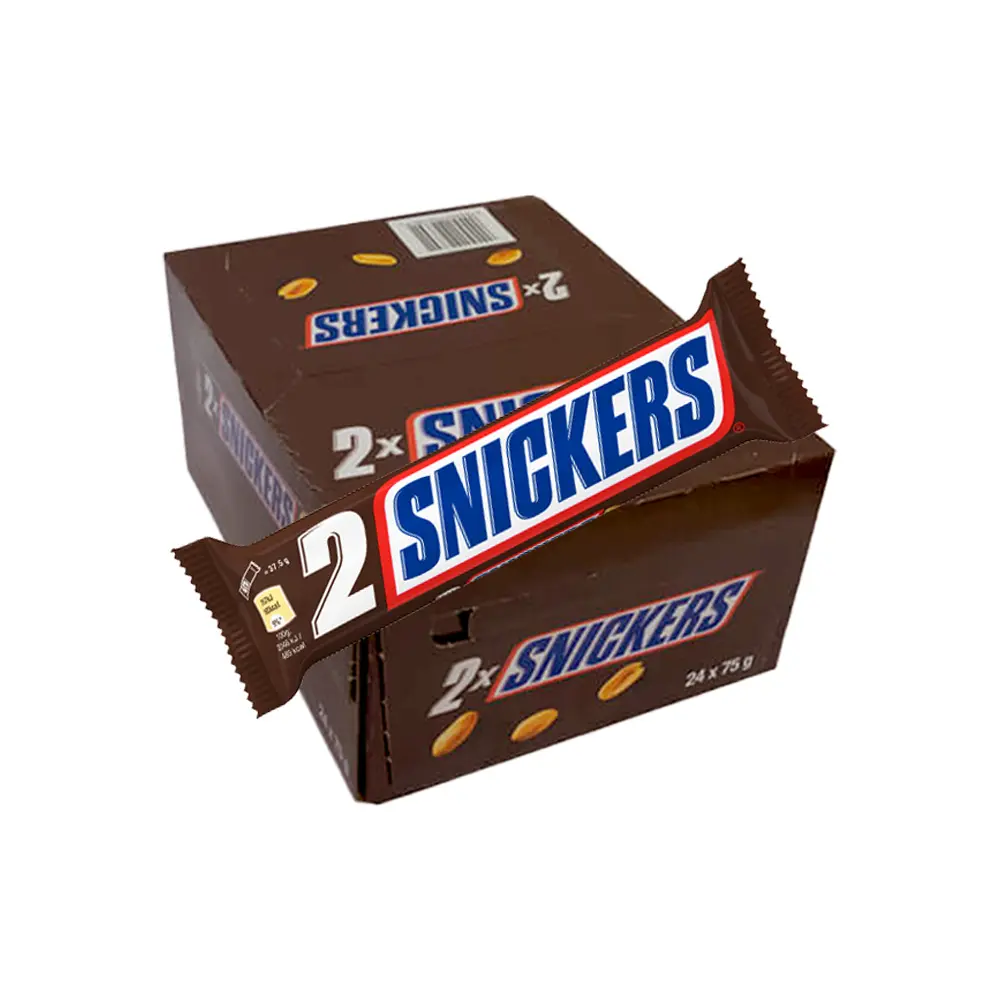 Snickers çikolata 2 paket 75g-saf çikolata hoşgörüsü için hazırlanmış bir lezzet senfonisi
