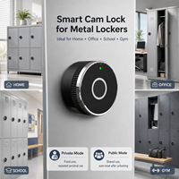 Serrure électronique sans clé à empreinte digitale pour armoire métallique ou en bois, batterie CR2450, fournisseur d'usine OEM, vente en gros