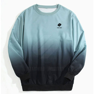 Sudadera extragrande con cuello redondo 2025 para hombre, ropa de manga larga, sudaderas de algodón 100% para hombre - Product Image 1