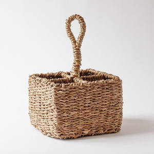 Porte-couverts de restaurant en gros, paniers à ustensiles en herbe de mer de haute qualité, porte-couverts en paille - Product Image 4