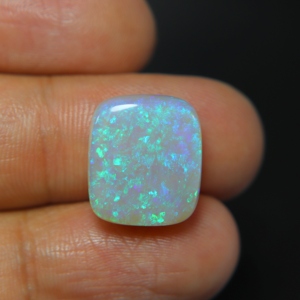 Cabujón de ópalo australiano Natural de 13,00 quilates, ópalo de Fuego Azul australiano, Ópalo de cristal, fabricación de joyas, piedras preciosas sueltas - Product Image 4