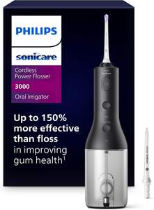Philips Sonicare เครื่องขัดฟันไร้สาย3000-เครื่องขัดฟันด้วยเทคโนโลยีการไหลสี่ด้านนวัตกรรมระบบชลประทานในช่องปาก HX3826/23 - Product Image 6
