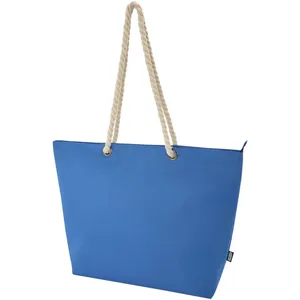 Bolsa de Mano Promocional de 23L, Material Reciclado Certificado GRS, Termica Da Spiaggia con Asas de Cordón Panamá para Uso en la Playa - Product Image 6