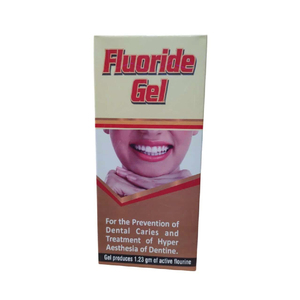 Produits dentaires locaux au Pakistan, gel fluoré 100 g dans un récipient en plastique (Matériel de santé dentaire) - Product Image 1