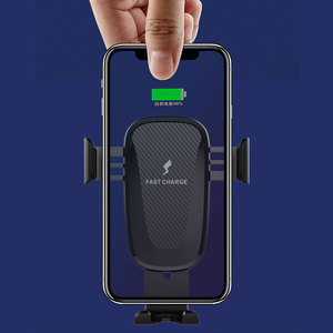 10W Wireless a carica rapida supporto per auto a gravità stile presa d'aria caricabatterie Qi universale per tutti i telefoni cellulari stazioni di ricarica - Product Image 2