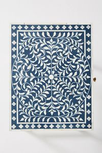 Meuble de salon à tiroir en incrustation d'os Meuble de commode en incrustation d'os de style antique d'Inde - Product Image 4