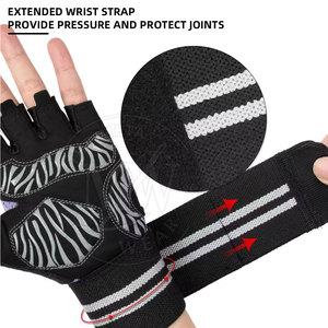 Guantes de Gimnasio de Cuero para Levantamiento de Pesas y Entrenamiento, Guantes Transpirables para Ejercicio 2025 de Alta Calidad - Product Image 3