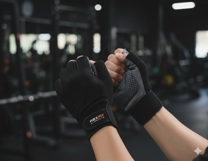 ถุงมือออกกำลังกาย RexFit Sport แบบกำหนดโลโก้เอง สำหรับยิมและฟิตเนส คุณภาพสูง สำหรับทุกเพศ  หนังกันลื่น สำหรับยกน้ำหนัก - Product Image 1