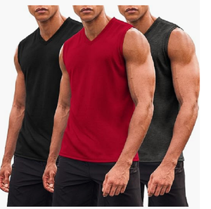 Débardeurs décontractés pour hommes Offres Spéciales 100% coton col rond tricoté à séchage rapide du Bangladesh - Product Image 1