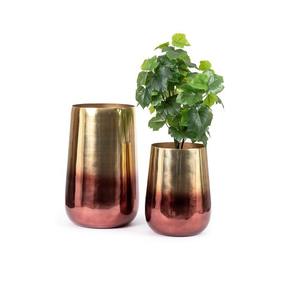 Home Decor Pure Copper Planter with Standard Quality Custom Shape and Size Set of Golden Planter at Very Beat Rate - Product Image 3