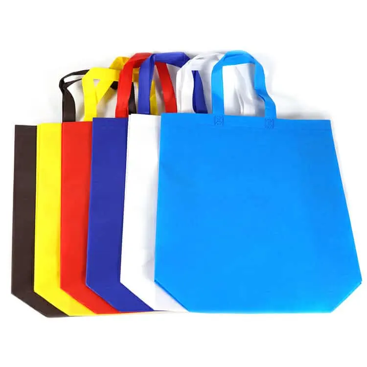 Toptan kaliteli yeniden kullanılabilir katlanabilir PP alışveriş çantası özel baskılı örgüsüz çanta alışveriş için ücretsiz vergi