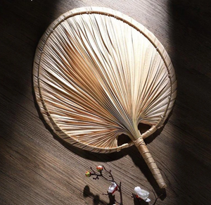 Ecofriendly พัดลมไม้ไผ่แบบพับได้,พัดลมไม้ไผ่แบบไม่ใช้สารเคมีมีโลโก้สำหรับตกแต่ง - Product Image 3