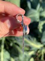 Pendentif cheval conque rose en argent sterling 925 fait à la main Bijoux artisanaux uniques
