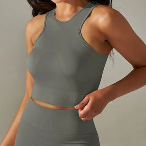 Nouvelles femmes décontracté respirant Yoga Gym débardeur dos nageur tricoté vêtements de sport - Product Image 6