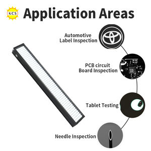 KCS Industrial Machine Vision <span class=keywords><strong>LED</strong></span> Working <span class=keywords><strong>Light</strong></span> 45*32mm <span class=keywords><strong>Bar</strong></span> <span class=keywords><strong>Light</strong></span> Éclairage direct Reconnaissance intelligente des caractères Alimentation CC - Product Image 4