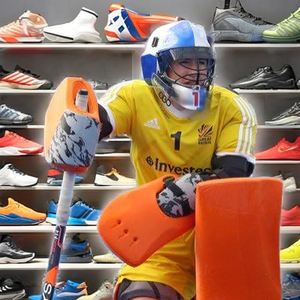 Kits de gardien de but de hockey sur gazon d'extérieur OEM de haute qualité avec protège-jambes et protège-ventre, ensemble standard - Product Image 1