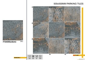 20mm Thick Outdoor Driveway <b>Pavers</b> Tiles 500x500 Matte Finish Porcelain Tile For Exterior Floor Price Malaysia - Product Image 2