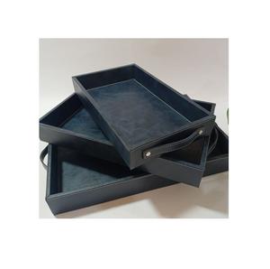 Bandeja decorativa de madera con estilo simple, bandeja de madera para decoración del hogar para organizador de utensilios de cocina de fabricantes y proveedores - Product Image 5