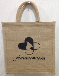 Meilleure vente 100% matériel de jute sacs de jute sac de jute en toile de jute à motifs à pois pour emballage à bas prix - Product Image 3