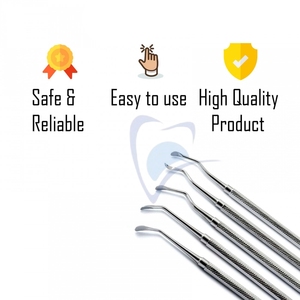 Kit d'ascenseurs manuels de racine et de sinus en acier inoxydable de qualité supérieure de vente chaude pour l'antoplastie d'implant dentaire - Product Image 3