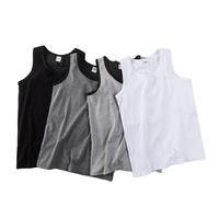 Nouveau Débardeur Décontracté Gris Personnalisé pour Femme, Style Tomboy, avec Broderie, en Tissu Jersey 100% Coton de Haute Qualité – Vente Flash