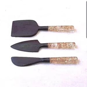 Cuchillo y servidor de latón para el producto más vendido Mango popular Servidor de pastel de bodas y juego de cuchillos de pan - Product Image 4