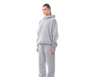 ชุดวอร์มผู้หญิงแบบหนา ระบายอากาศได้ดี มีฮู้ด พิมพ์ลาย ขนาดใหญ่พิเศษ สำหรับฤดูหนาว แบบกลับด้านได้ กันลม รับสกรีนโลโก้ตามสั่ง ขายส่ง - Product Image 1