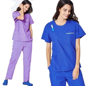 Traje Neutralizador de Olores para Personal Médico, Tela con Infusión de Carbón, Frescura Durante Todo el Día, Uniforme de Hospital para Mujer - Product Image 1