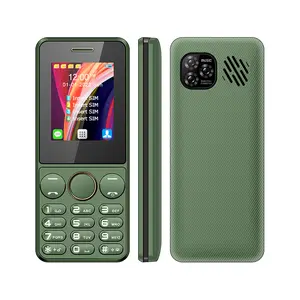 Ponsel Keypad 2G baterai 2.2 inci 1800mAh, ponsel Java mendukung 4 kartu SIM tombol GSM