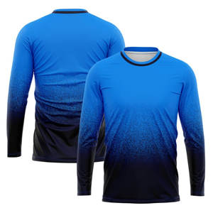 Maillots de football en polyester à séchage rapide pour adultes et enfants, logo personnalisé, design à manches longues - Product Image 5