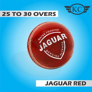Paquete de 6 pelotas de críquet de cuero rojo Jugur de la mejor calidad estándar internacional ALUM Tannde Leather Ceicket Balls - Product Image 2