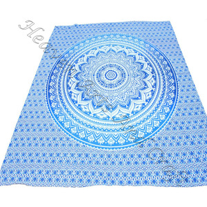 Tapiz de pared grande de Mandala indio Hippie, tapiz colgante de arte para playa - Product Image 1