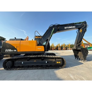 Excavatrice sur chenilles Hyundai 220LC-9S d'occasion, pelle hydraulique de 22 tonnes pour la construction - Product Image 1