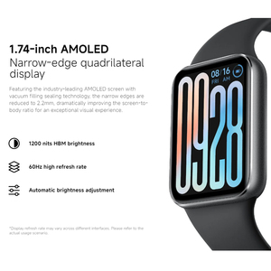 Xiaomi ban nhạc thông minh 9 Pro phiên bản toàn cầu 1.74 "AMOLED hiển thị máu Oxy Heart Rate Giám sát thể thao ban nhạc hỗ trợ gnss 5ATM - Product Image 3
