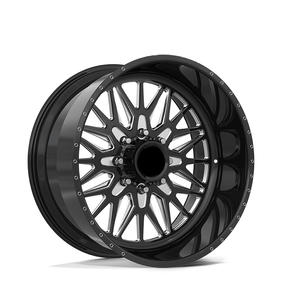 Rines de Aleación Forjados Super Single para Camioneta, 5x135 20x14J 22x14J, Jeep Wrangler, Trasero Individual, Acabado Negro - Product Image 1