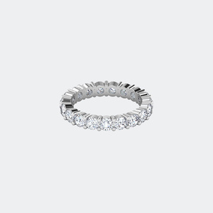 1.85CTW Round Cut Prong Set Eternity <b>Ring</b> - Product Image 2