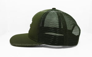 112 marque forme 112 camionneur chapeau 6 panneau Logo personnalisé structuré maille respirant broderie Logo Gorras haute qualité au Vietnam - Product Image 3