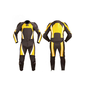 Combinaison de course de moto en cuir de vachette de qualité supérieure pour hommes, vêtements de motard imperméables avec protections blindées personnalisées - Product Image 5