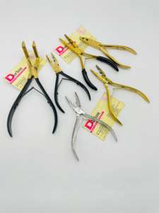 คีมต่อผมเทปสแตนเลสแบบมืออาชีพเครื่องมือต่อผมอุปกรณ์ต่อผมแบบนาโนแหวนลูกปัดสำหรับติดตั้งและกำจัดขน - Product Image 5