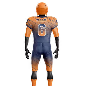 Uniformes de football américain à 12 panneaux de haute qualité personnalisés pour les écoles et les ligues maillot de football américain par sublimation - Product Image 6