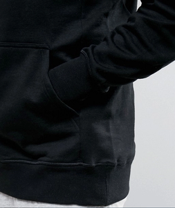 Sudadera con Capucha de Felpa Francesa Gruesa y Pesada de Algodón Sólido con Forro de Alta Calidad para Hombre, Personalizada, con Hombros Caídos, Estilo Holgado - Product Image 3