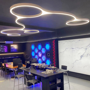 <span class=keywords><strong>Lustre</strong></span> LED Dimmable en Aluminium de Luxe en Forme de Cellule Créative, 60W, Garantie 5 Ans, pour Maison, Bureau, Salle à Manger - Product Image 4