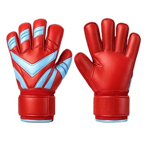 Gants de gardien de but de football professionnels de haute qualité, respirants, en cuir PU avec protection en latex et silicone pour les doigts - Product Image 2