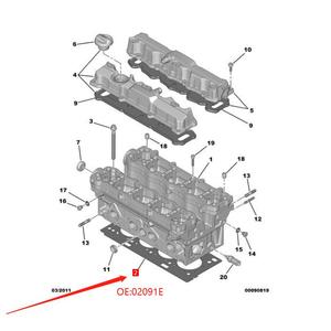 Joints de culasse <span class=keywords><strong>PEUGEOT</strong></span> <span class=keywords><strong>Peugeot</strong></span> 1.6 <span class=keywords><strong>Hdi</strong></span> pièces de moteur OEM taille Standard <span class=keywords><strong>Peugeot</strong></span> 206 <span class=keywords><strong>207</strong></span> 307 308 408 citroën C2 C3 C4 CN;ZHE - Product Image 6