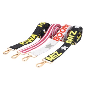 Nouveauté Sangle de guitare en perles de rocaille pour dames de créateur fait à la main Sangle de téléphone portable en perles pour le jour du match Sac transparent brodé à la mode - Product Image 2